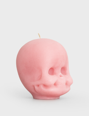 Skull Doll Head Candle