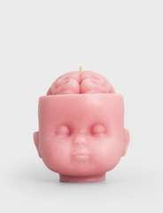 Brainy Doll Head Candle
