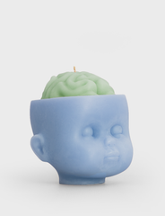 Brainy Doll Head Candle