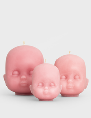 Doll Head Candle