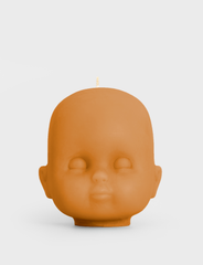 Doll Head Candle